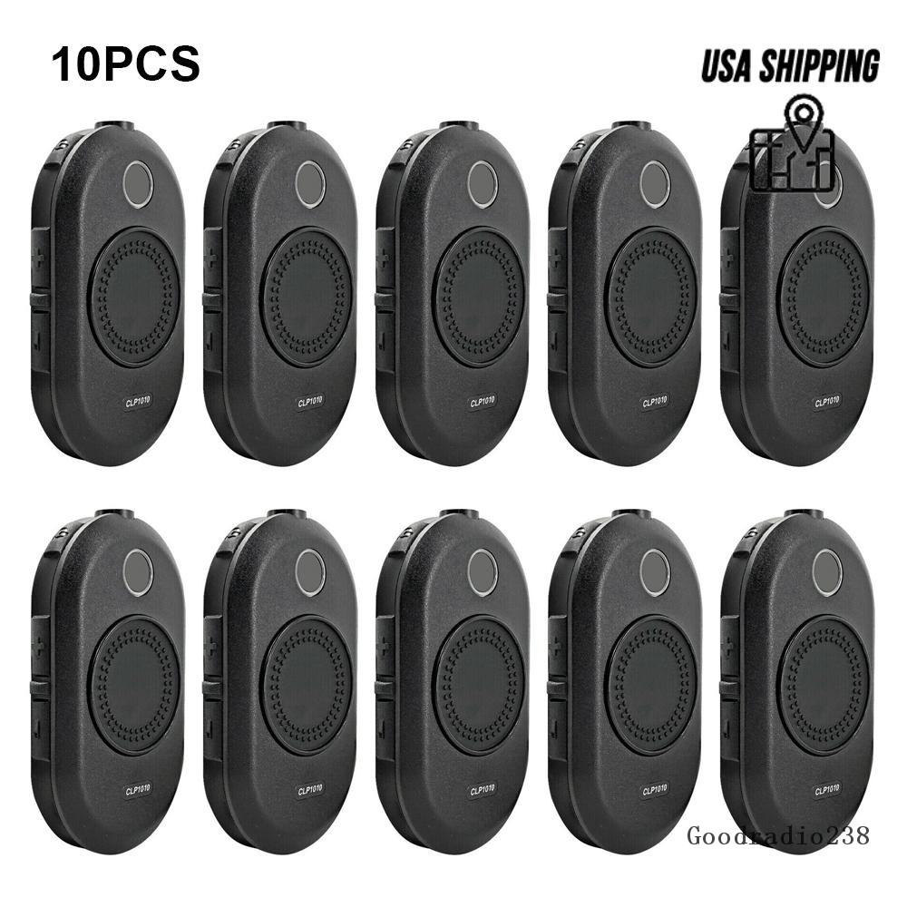 10x USED 1 Channel UHF Two-Way Radio Front Case No Battery for CLP1010