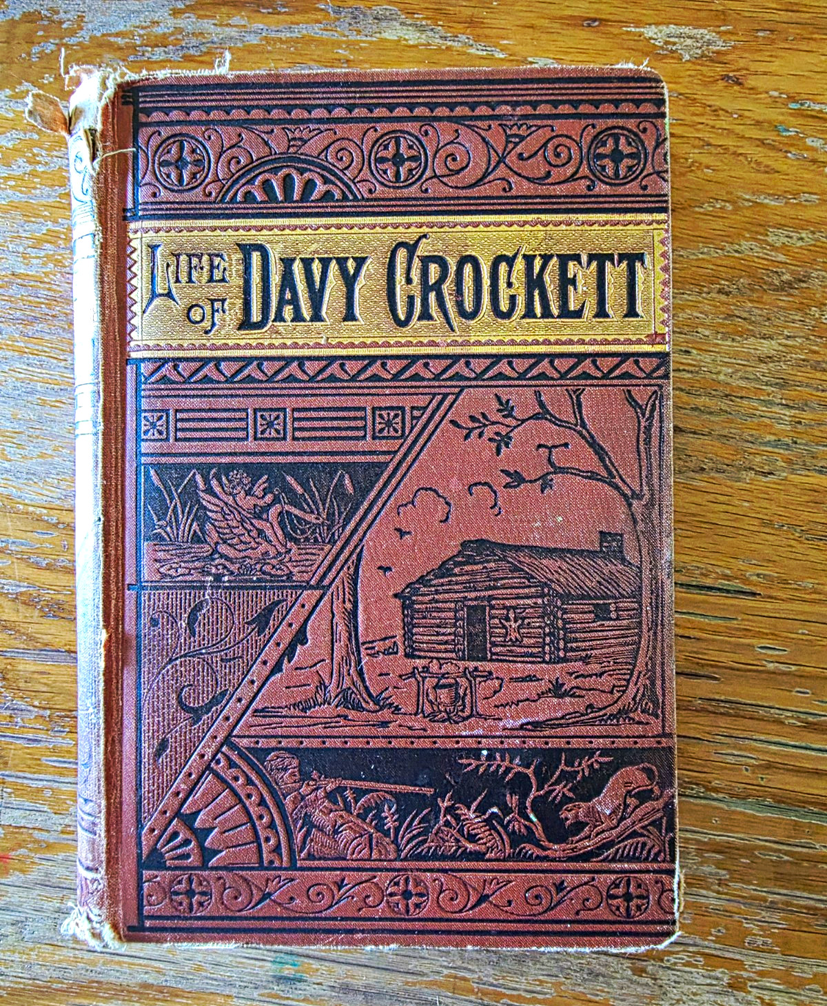 Life of Davy Crockett John E. Potter 1st Ed 1869