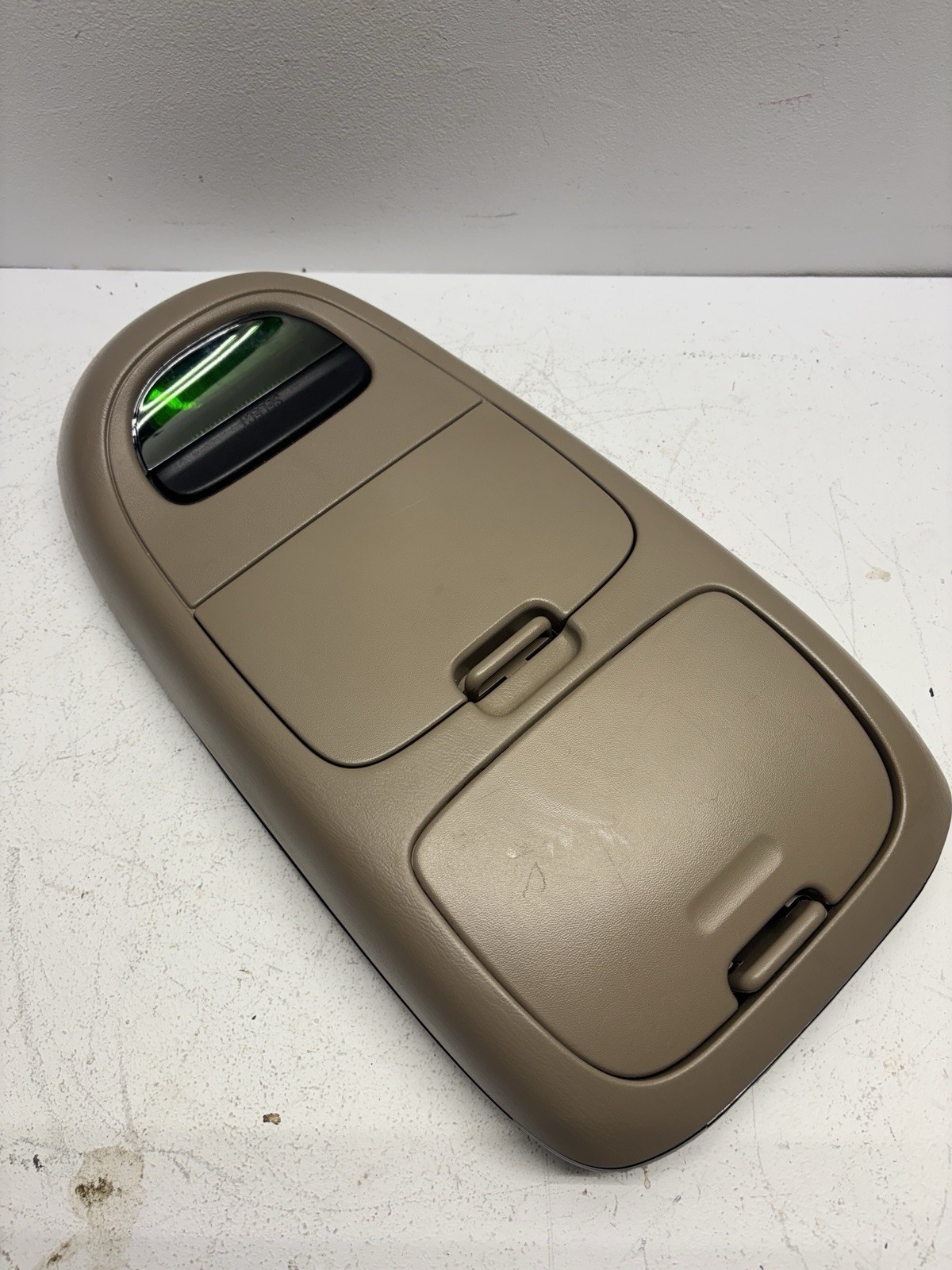 1997-2003 Ford F-150 Expedition Overhead Console Storage w/Display Tan OEM 1997-2003 Ford F-150 Expedition Overhead Console Storage w/Display Tan OEM
