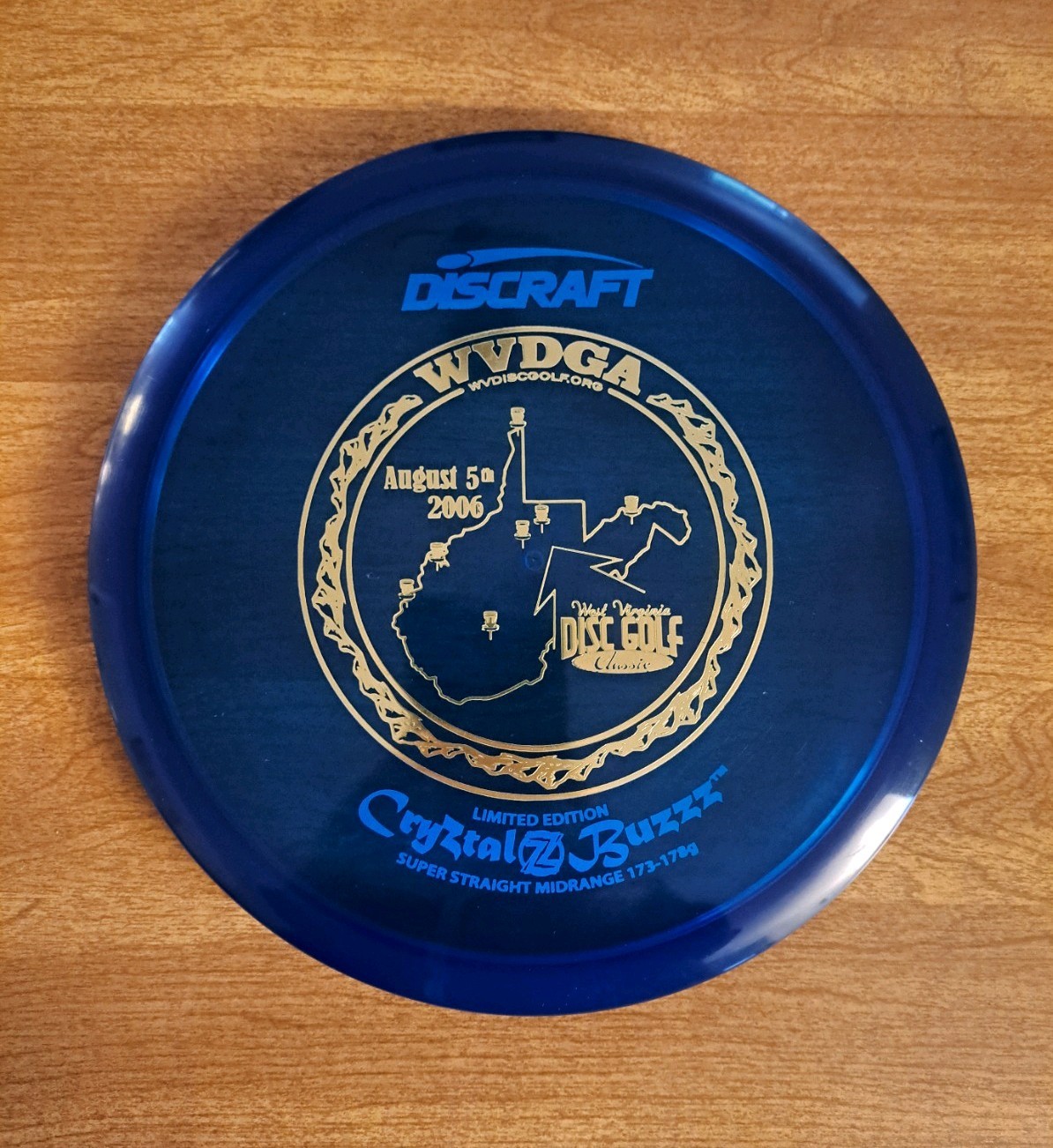 Discraft Limited Edition Cryztal Z Buzzz PFN Midrange Disc Golf MINT
