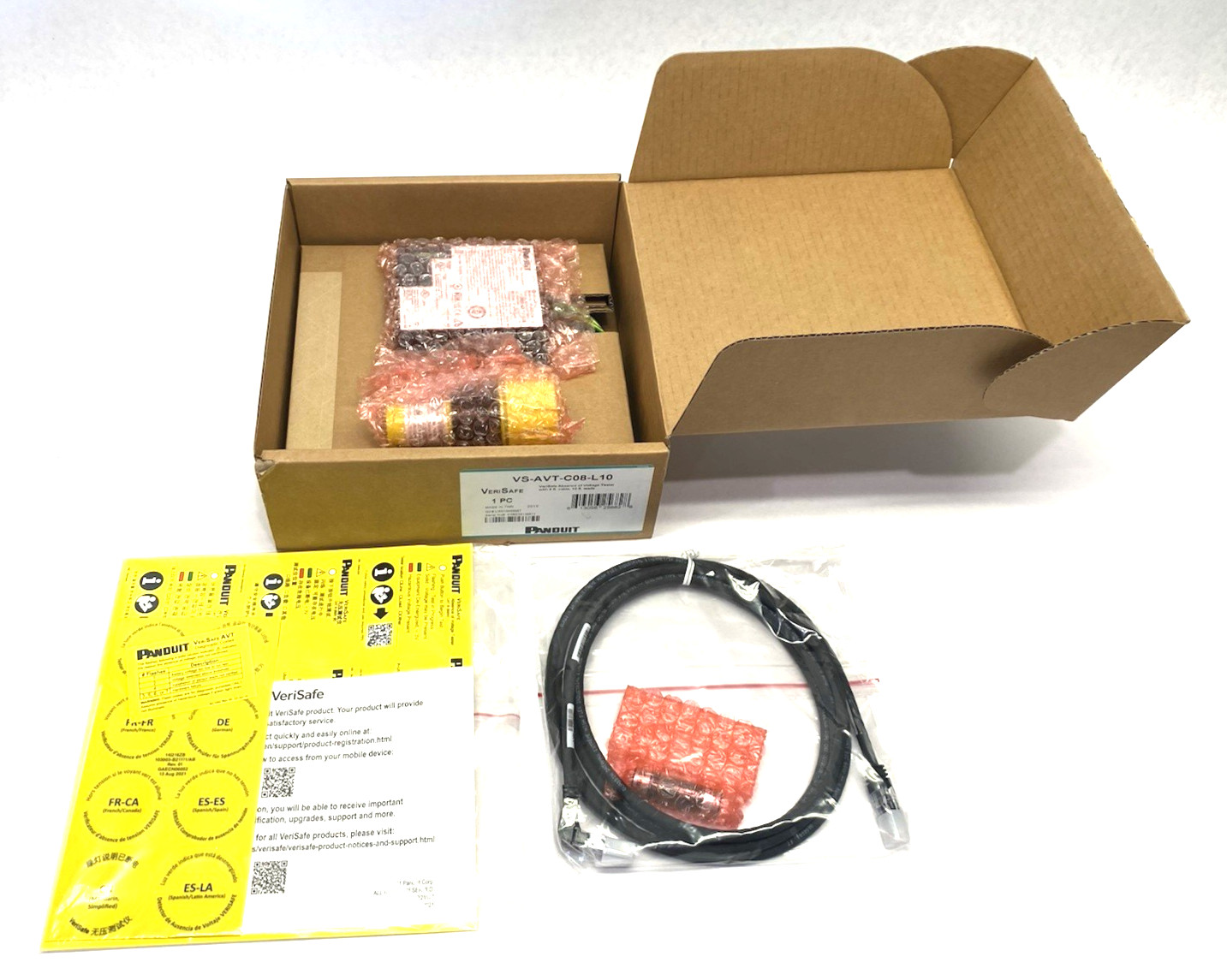Panduit VS-AVT-C08-L10 VeriSafe™ Absence of Voltage Tester (AVT) LED Indication