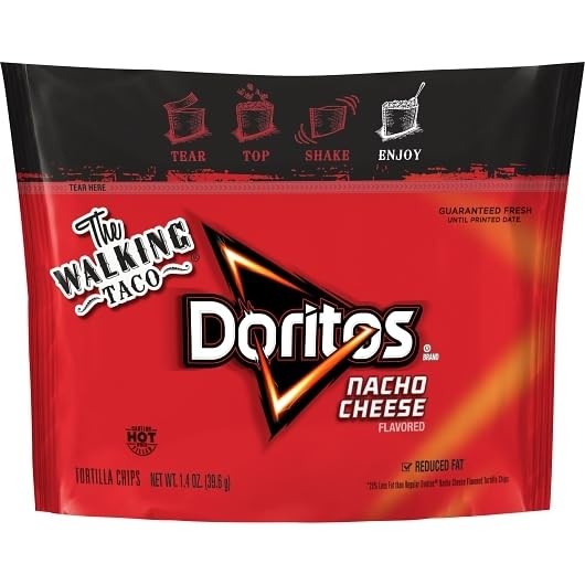 Doritos Walking Taco Nacho Reduced Fat Tortilla Chips, 1.4 Ounce, 44 Per Case Doritos Walking Taco Nacho Reduced Fat Tortilla Chips, 1.4 Ounce, 44 Per Case