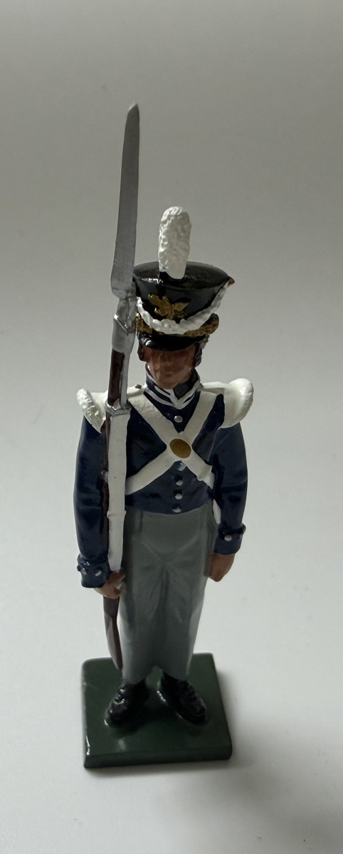 W. Britain 43083 Private US Infantry 1825 Metal Soldier Figure w/Box