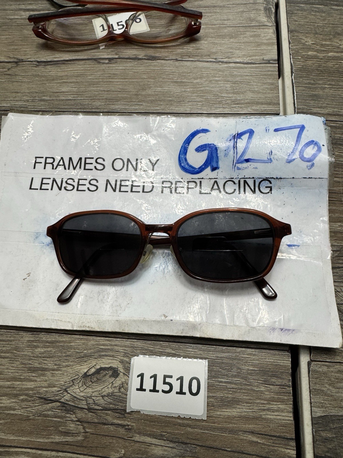 Romco Eyeglasses 1A RO 52-20 Brown Translucent Flex Hinge Z587