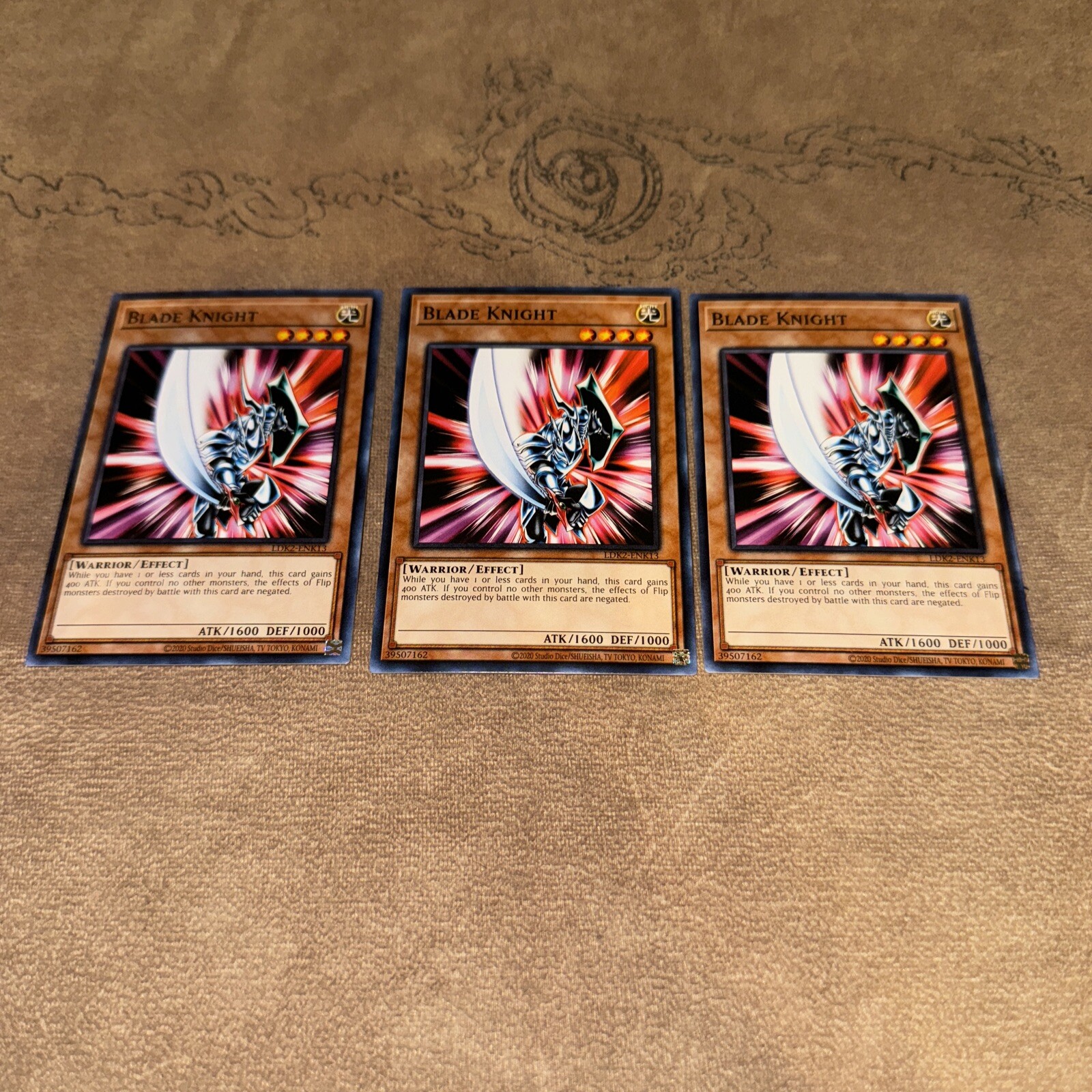 Yugioh Blade Knight x3 LDK2-ENK13 Playset NEW Unlimited NM/M Yugioh Blade Knight x3 LDK2-ENK13 Playset NEW Unlimited NM/M