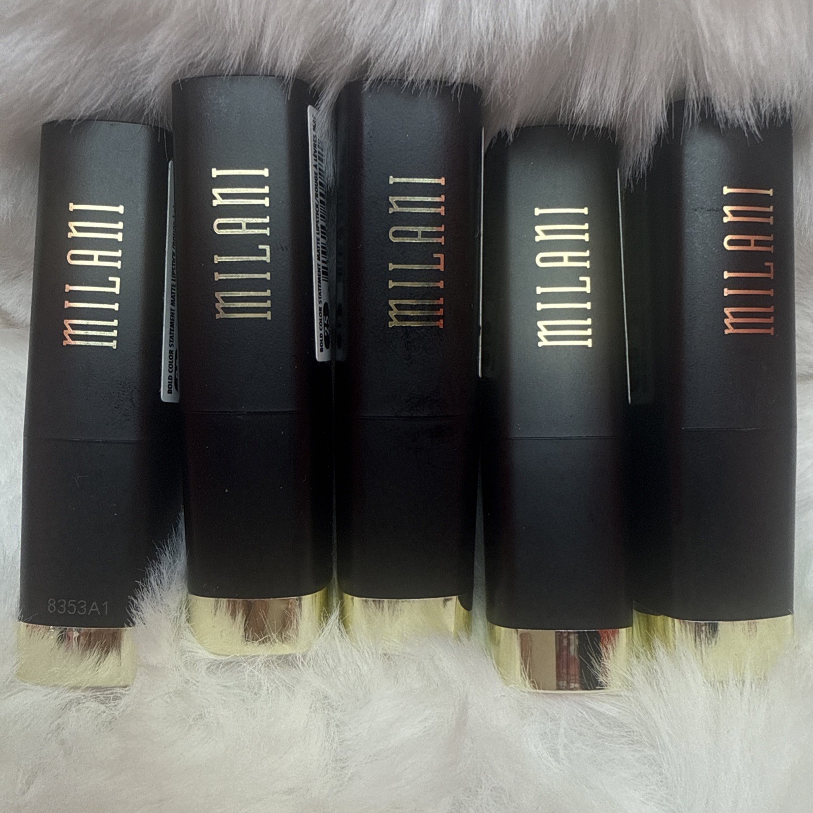 5 Pc - Milani Bold Color Statement Matte Lipstick #25 I Am Brave ~ Brand New 