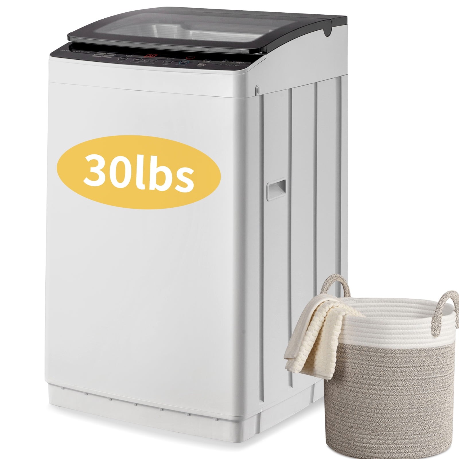 ZOKOP 30lbs 400W Full Auto Washing Machine Laundry Spin Electric Durable