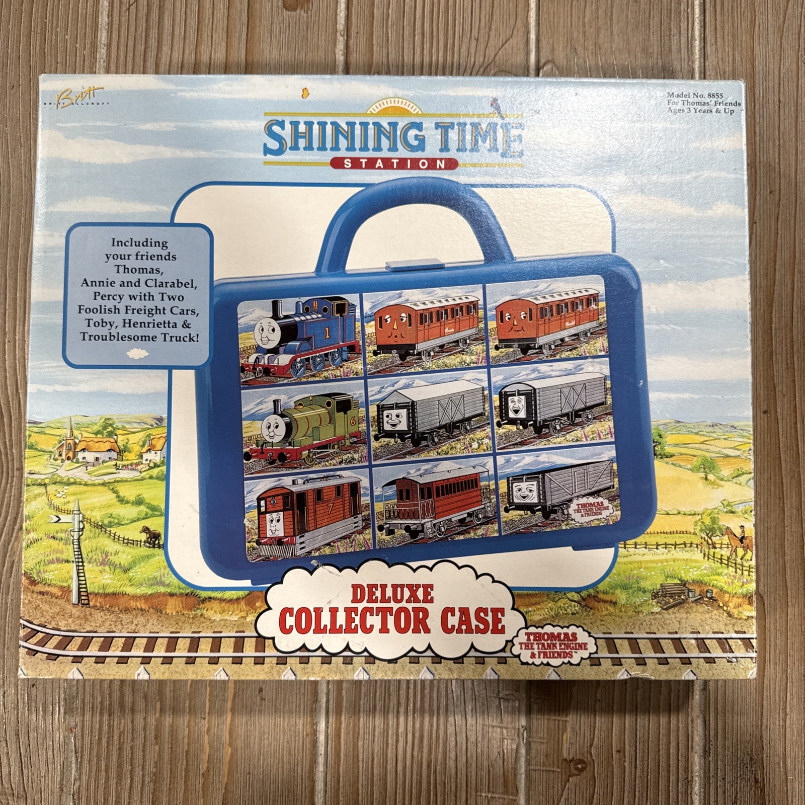 Vintage 1992 Thomas Tank Engine Deluxe Collector Case Nylint 8855 Set In Box MCM