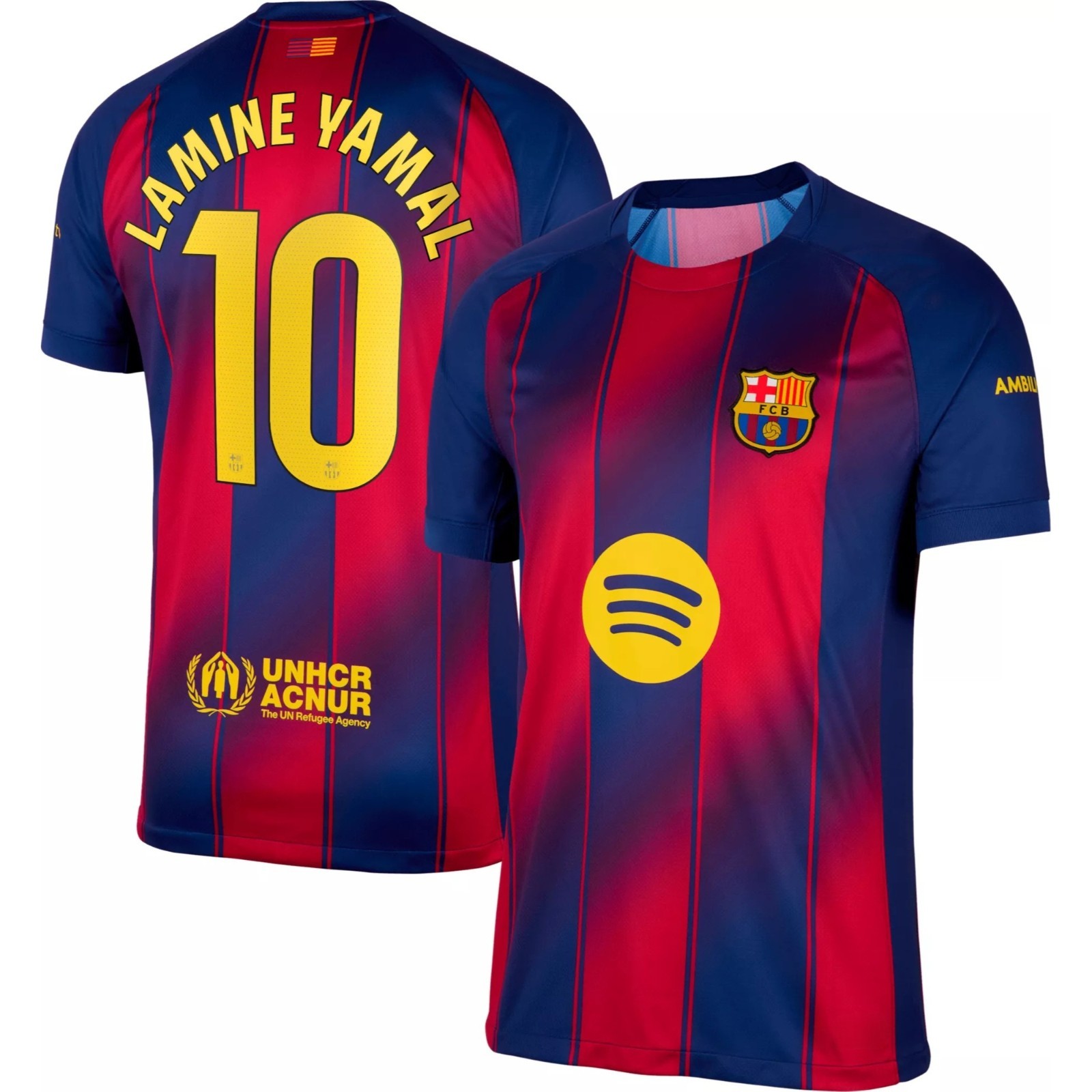 FC Barcelona LAMINE YAMAL #10 Away Jersey MENS authentic FC Barcelona LAMINE YAMAL #10 Away Jersey MENS authentic