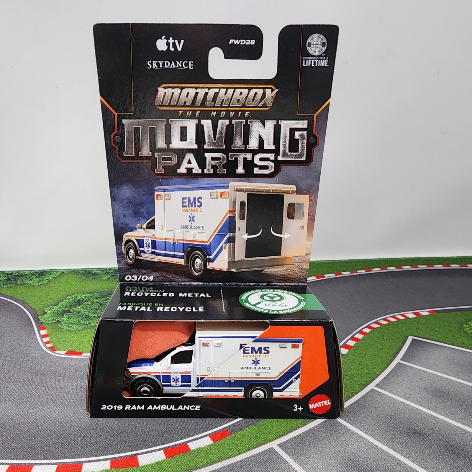 2019 RAM Ambulance * 2026 Matchbox Moving Parts * THE MOVIE JA78
