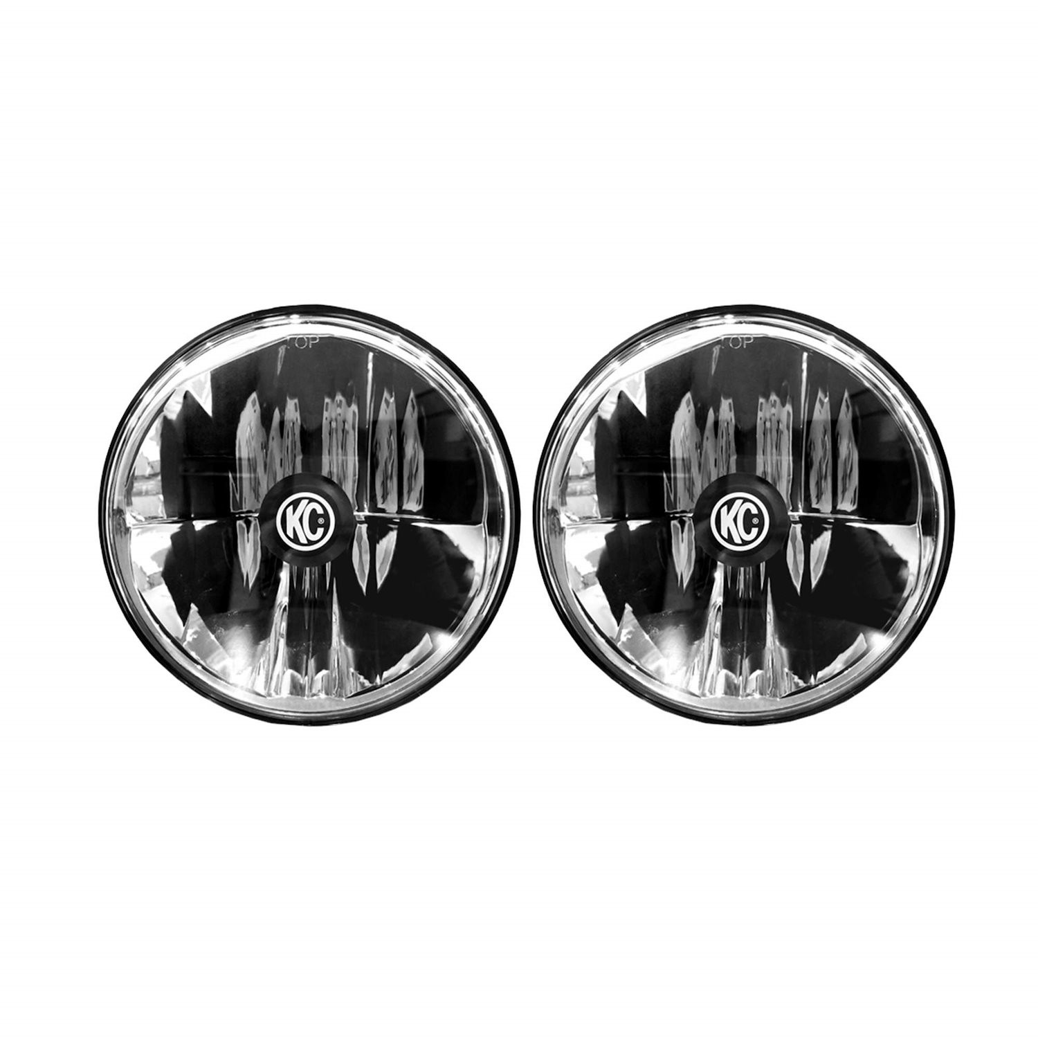 KC HiLiTES Gravity LED Headlight 1997-06 Jeep Wrangler TJ
