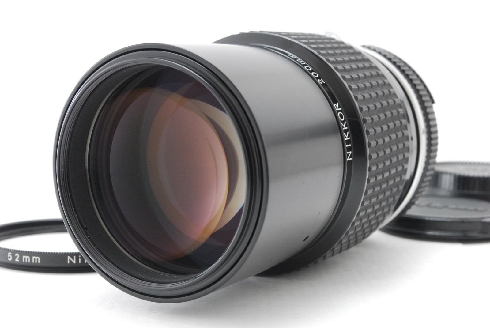 [NEAR MINT w/ Cap] Nikon Ai Nikkor 200mm F/4 Telephoto MF Prime Lens From JAPAN