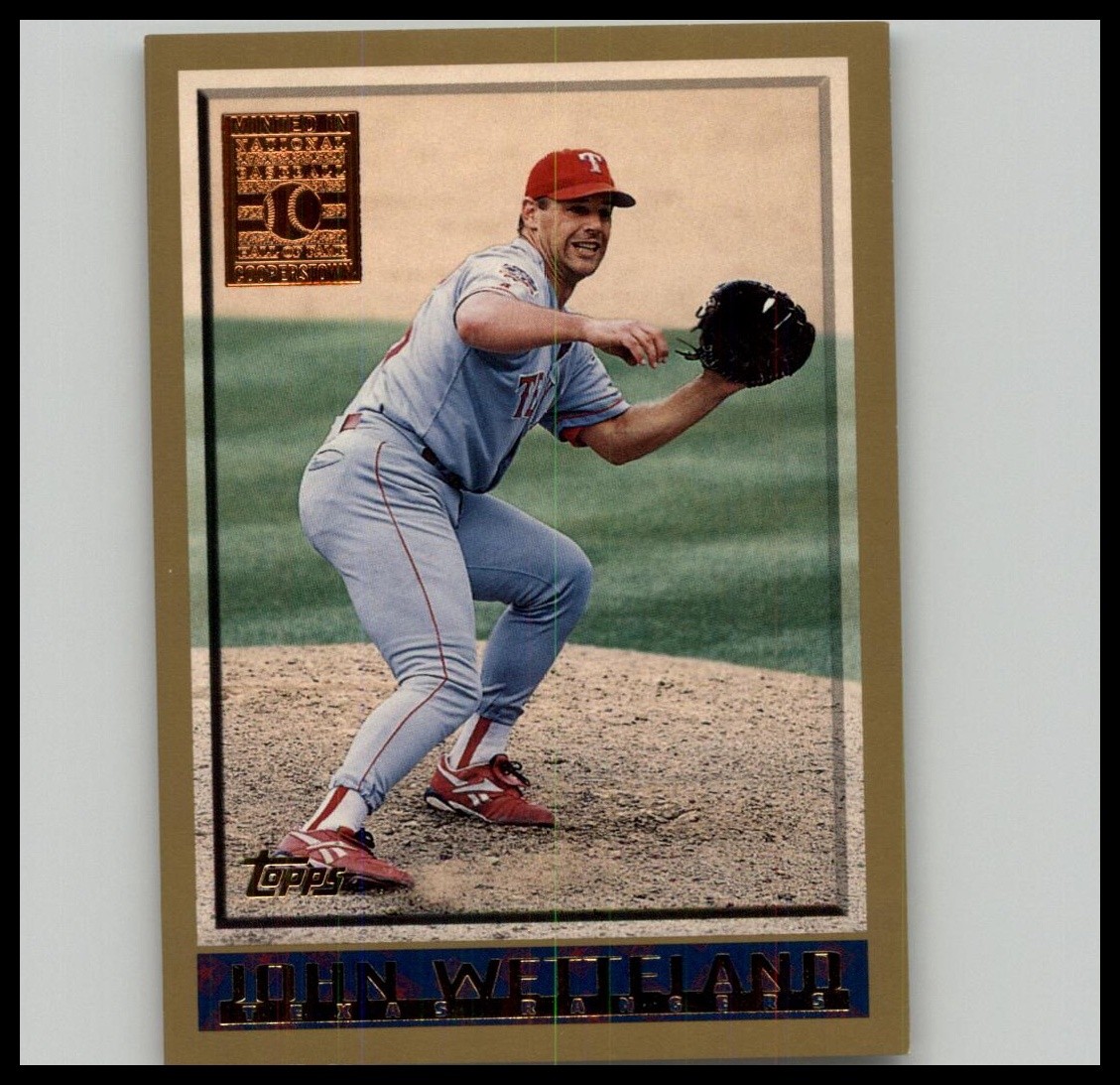 1998 Topps #329 John Wetteland Minted in Cooperstown