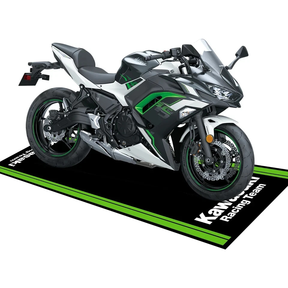 For Kawasaki Motorcycle Bike Garage Floor Carpet Pit Mat Workshop 87\'\' x 31\'\' For Kawasaki Motorcycle Bike Garage Floor Carpet Pit Mat Workshop 87\'\' x 31\'\'