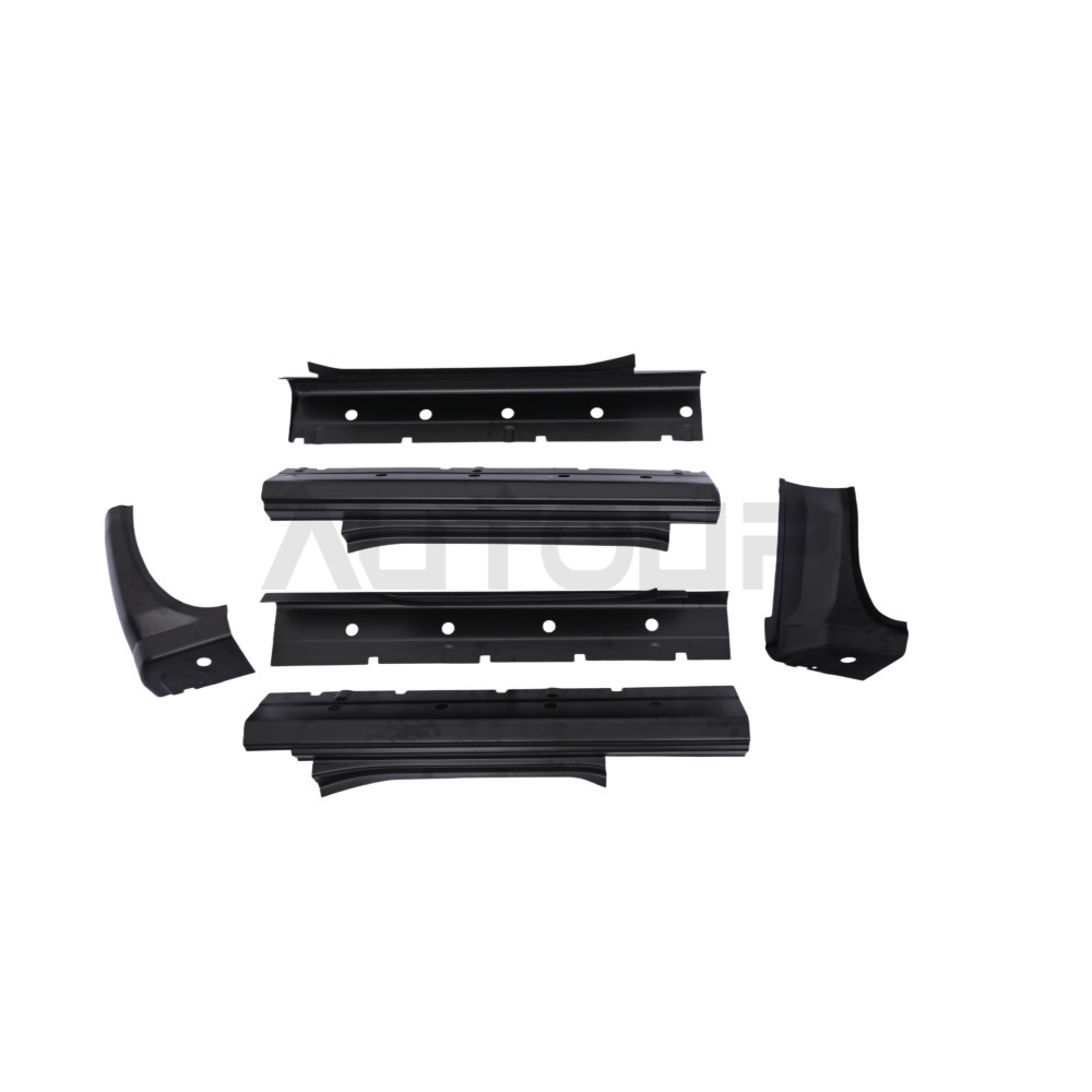 Pair of Slip-on Rocker Panel Cab Corners For Chevy GMC Crew Cab Pickup 2014-2018