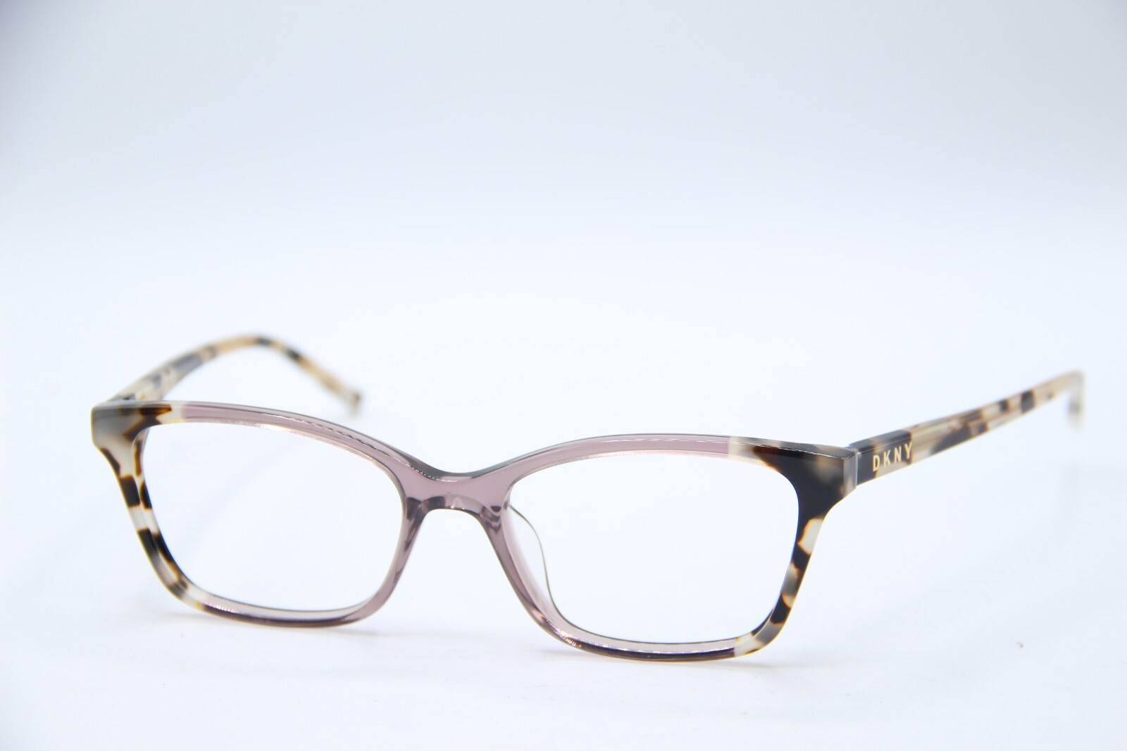 NEW DKNY DK5034 101 CRYSTAL PURPLE TORT AUTHENTIC DESIGNER EYEGLASSES 53-17