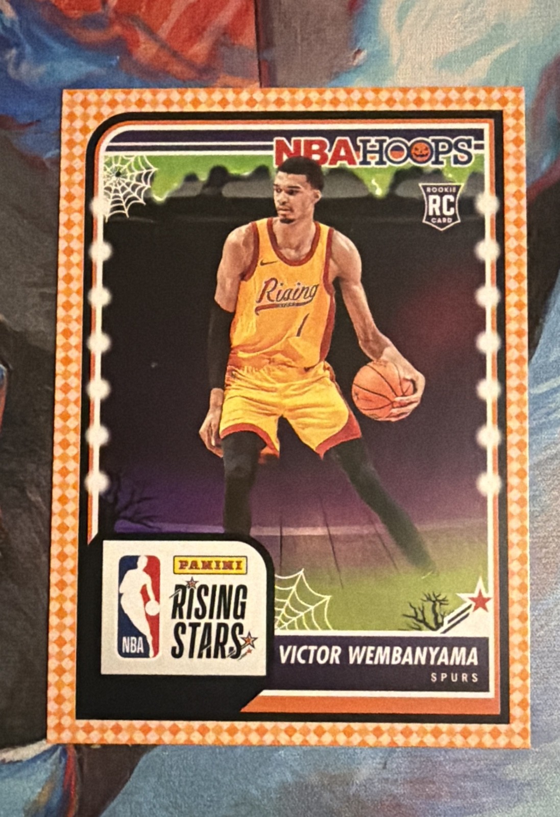 2023-24 Panini Haunted Hoops - Rising Stars Victor Wembanyama #282 Orange (RC)
