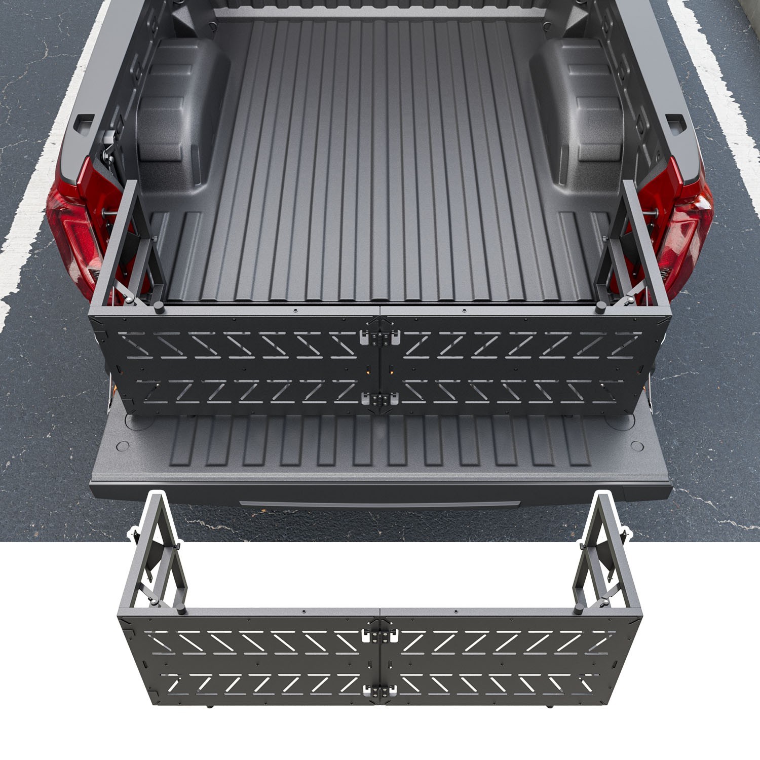 For 2019-2025 Chevy Silverado GMC Sierra Truck Bed Extender Tailgate Extender