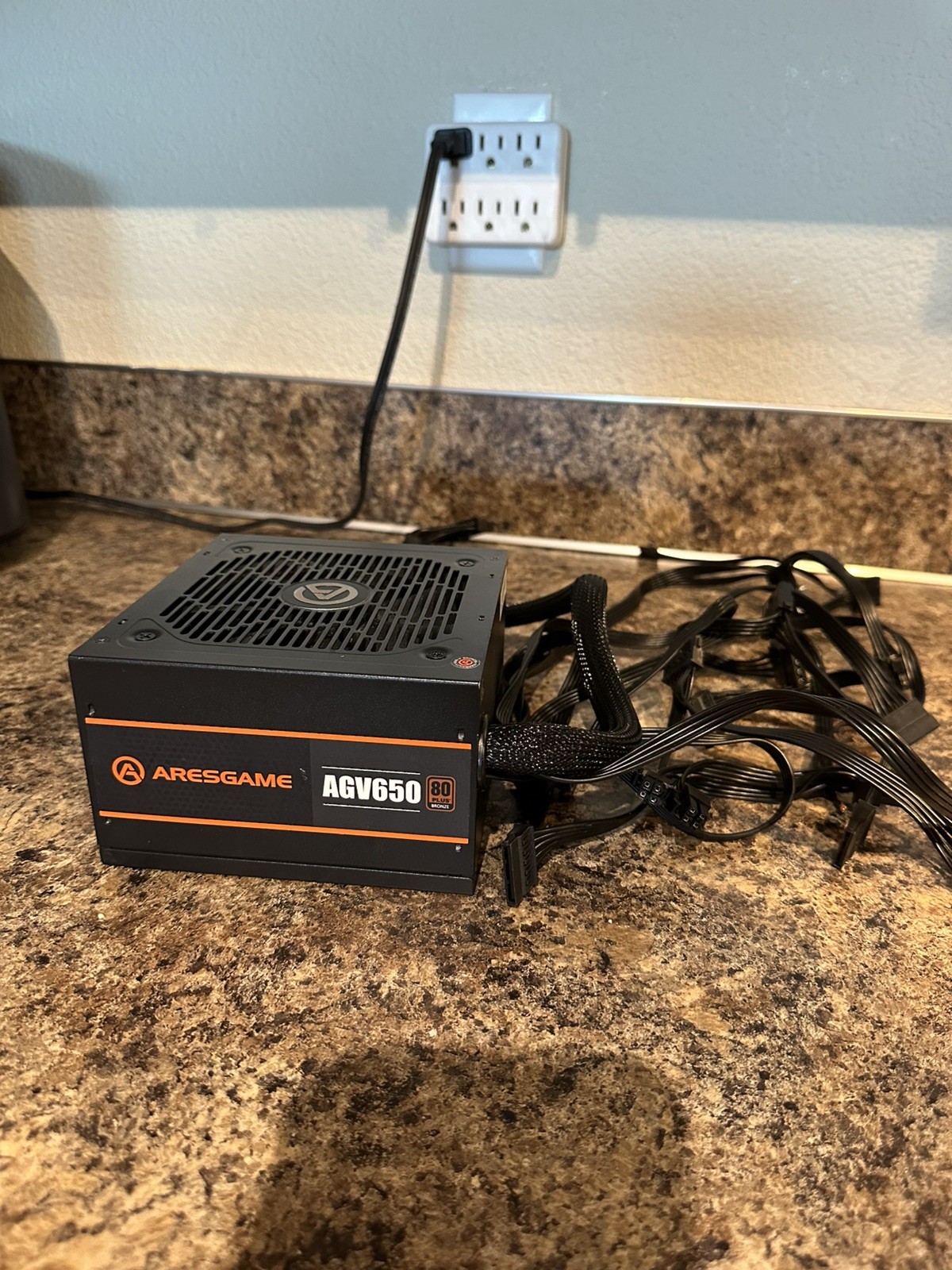 Aresgame AGV650 Gold Modular Power Supply - Brand New No Box Aresgame AGV650 Gold Modular Power Supply - Brand New No Box