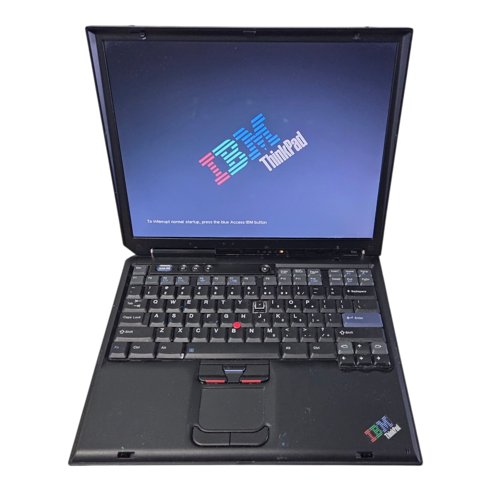 Vintage 2003 IBM ThinkPad R40 2893 Windows XP Business Laptop Retro Computer