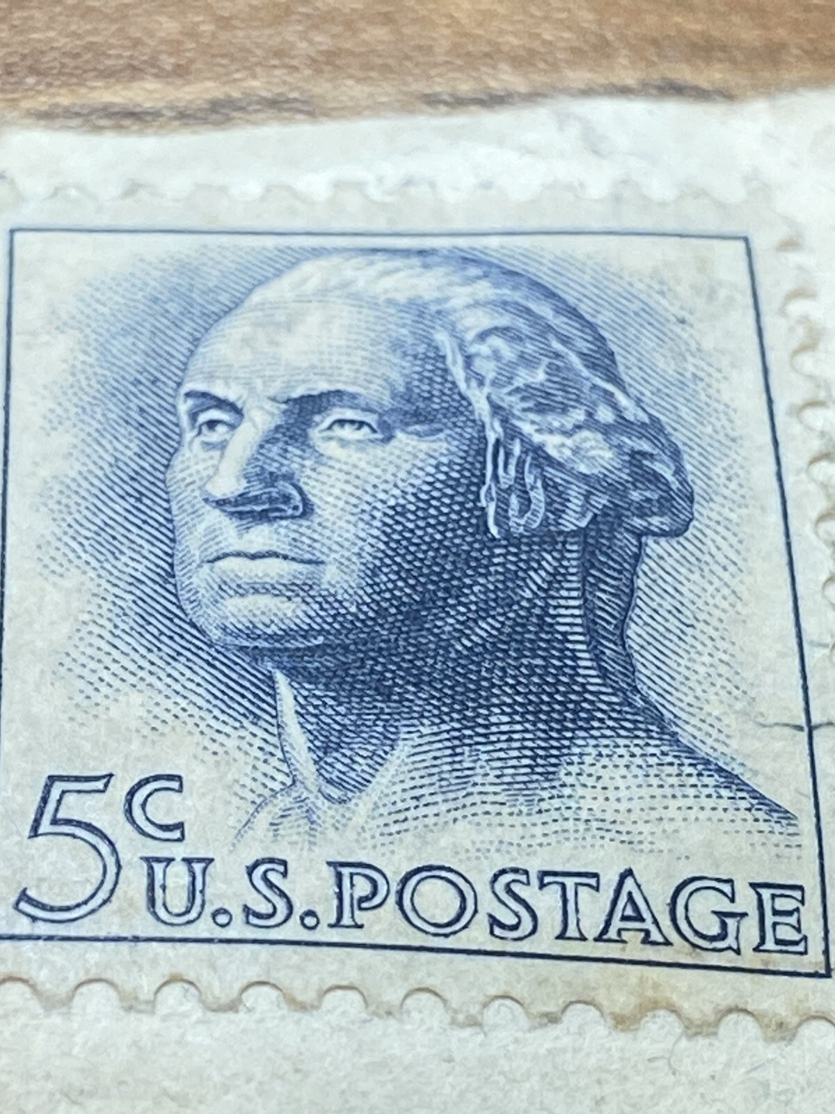 1962-1966 George Washington US 5c Postage Stamp 1962-1966 George Washington US 5c Postage Stamp
