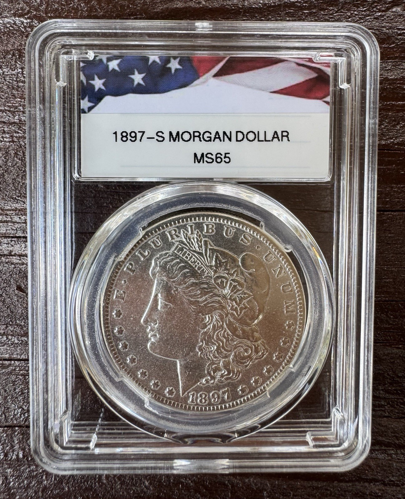 1897-S MORGAN SILVER DOLLAR MS65 • BU • RARE HIGH GRADE • HERITAGE AUCTIONS SOON