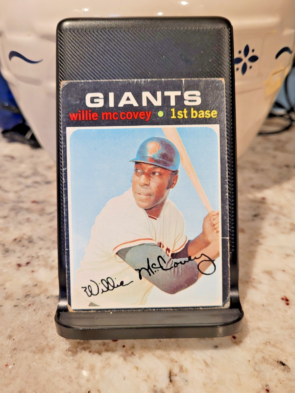 1971 Topps Willie McCovey #50 – Low Grade Vintage Copy Giants HOF
