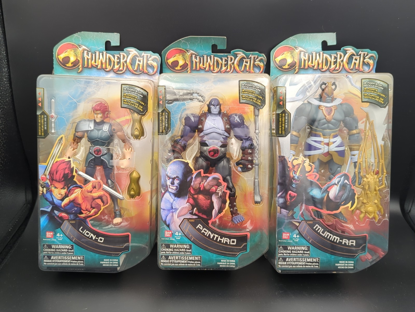 2011 Bandai Thundercats  Lion-o, Panthro, Mumm-Ra 6\