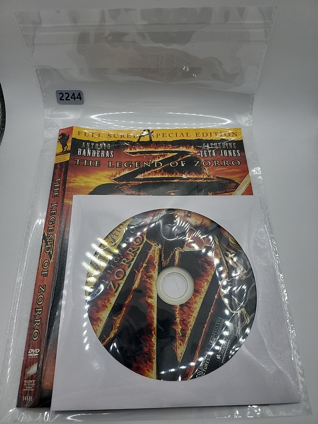 The Legend of Zorro Full Screen DVD DISC And Artwork ONLY NO Usps TRACKING 