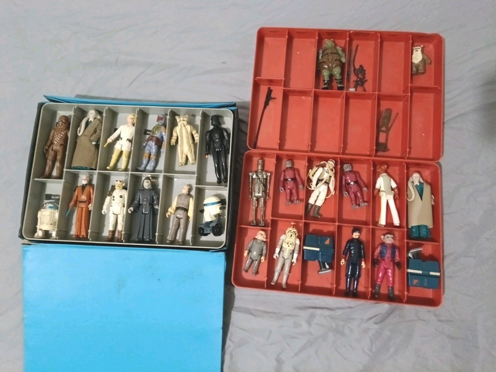 38+LOT Figures ALL DIFFERENT 1977-1983 1977 Vinyl Case Vintage Star Wars 