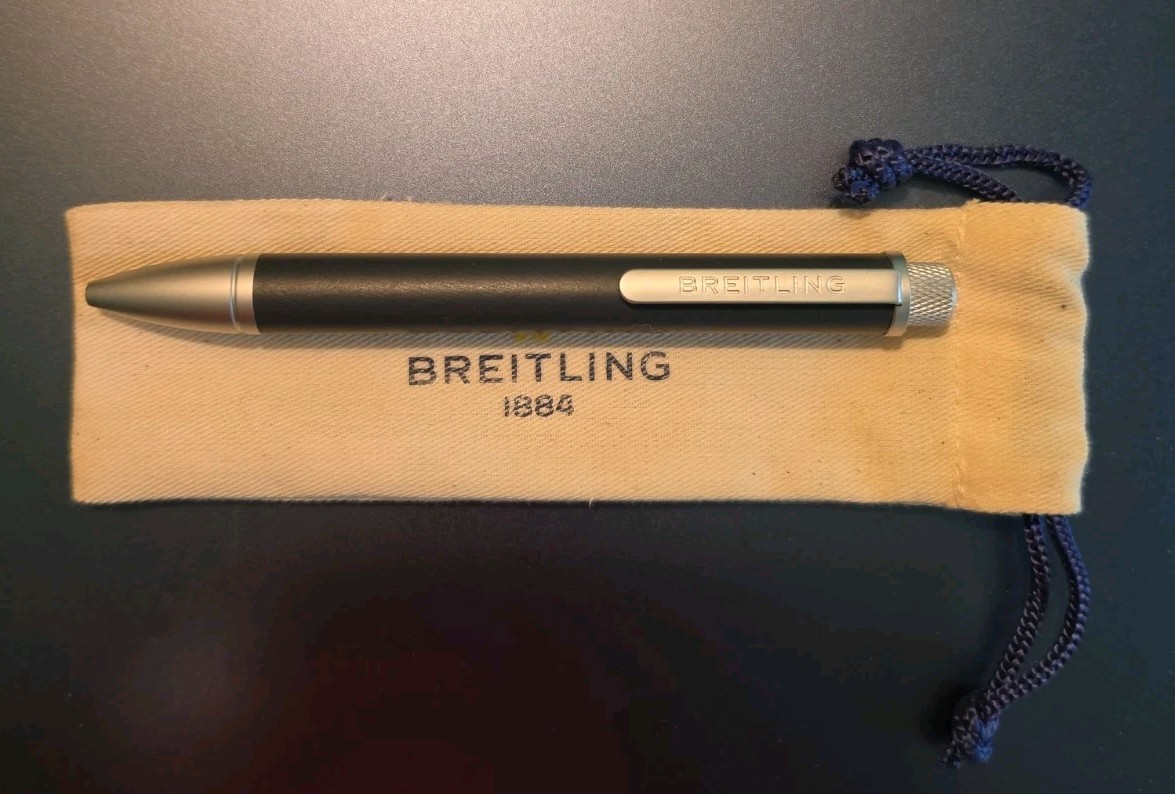  *New Breitling 1884Premium Luxury Leather Ballpoint Pen  Made in Switzerland 