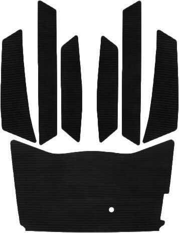 New WSM Self Adhesive Black Deck Traction Mats 15-20 Yamaha VX 1050/1100/1800