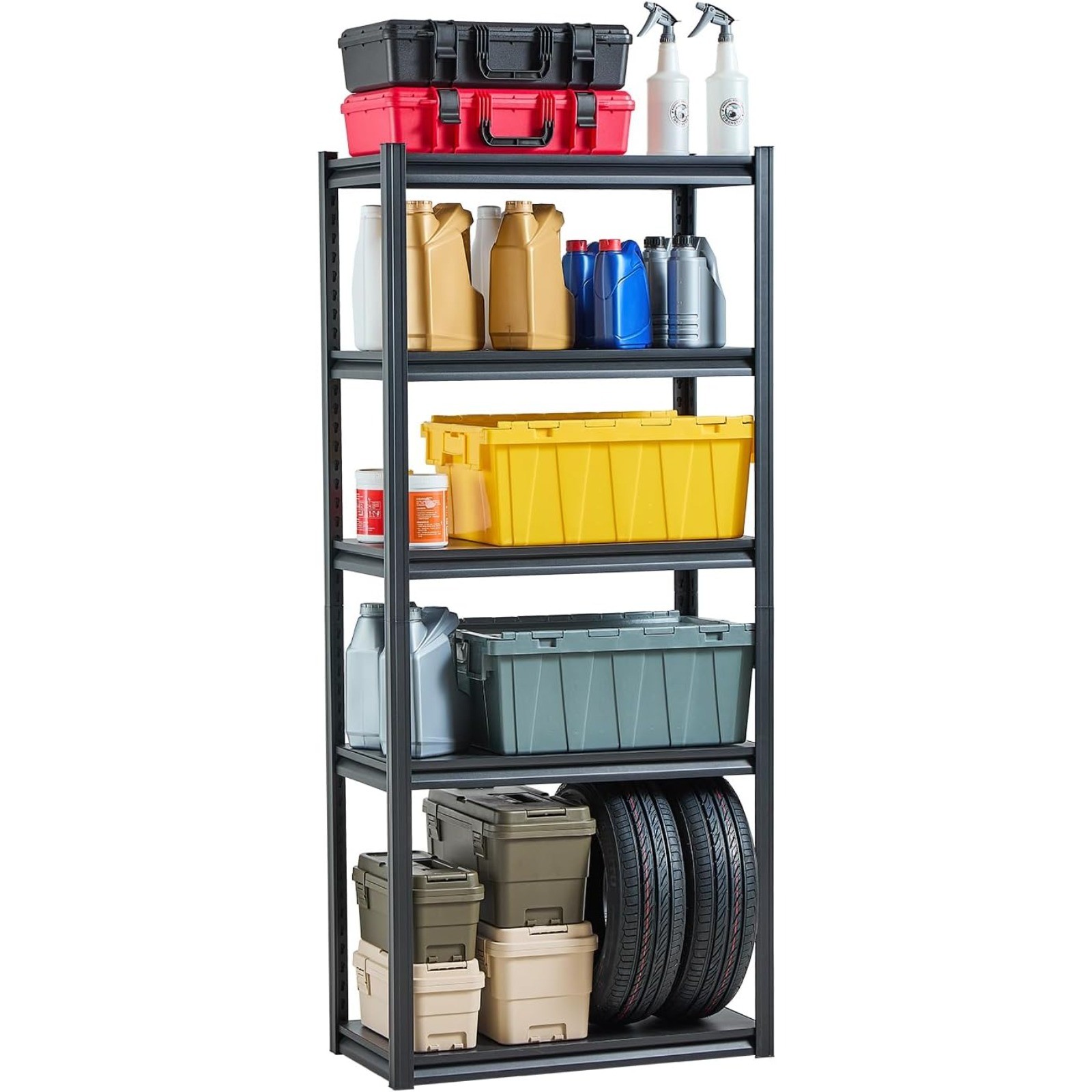 5 Tier Garage Storage Shelving 16\ 5 Tier Garage Storage Shelving 16\
