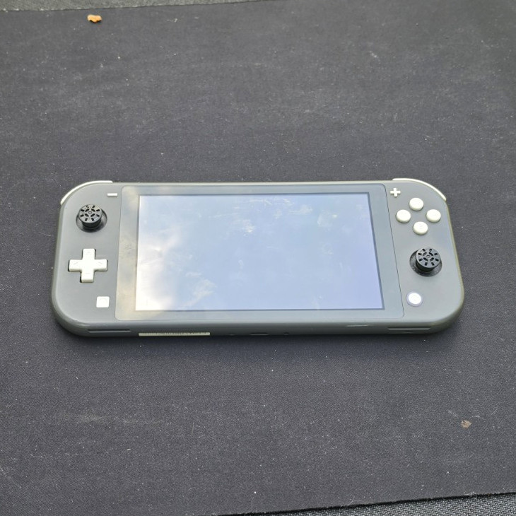 Nintendo Switch Lite Gray Console Works Damaged Screen As Is