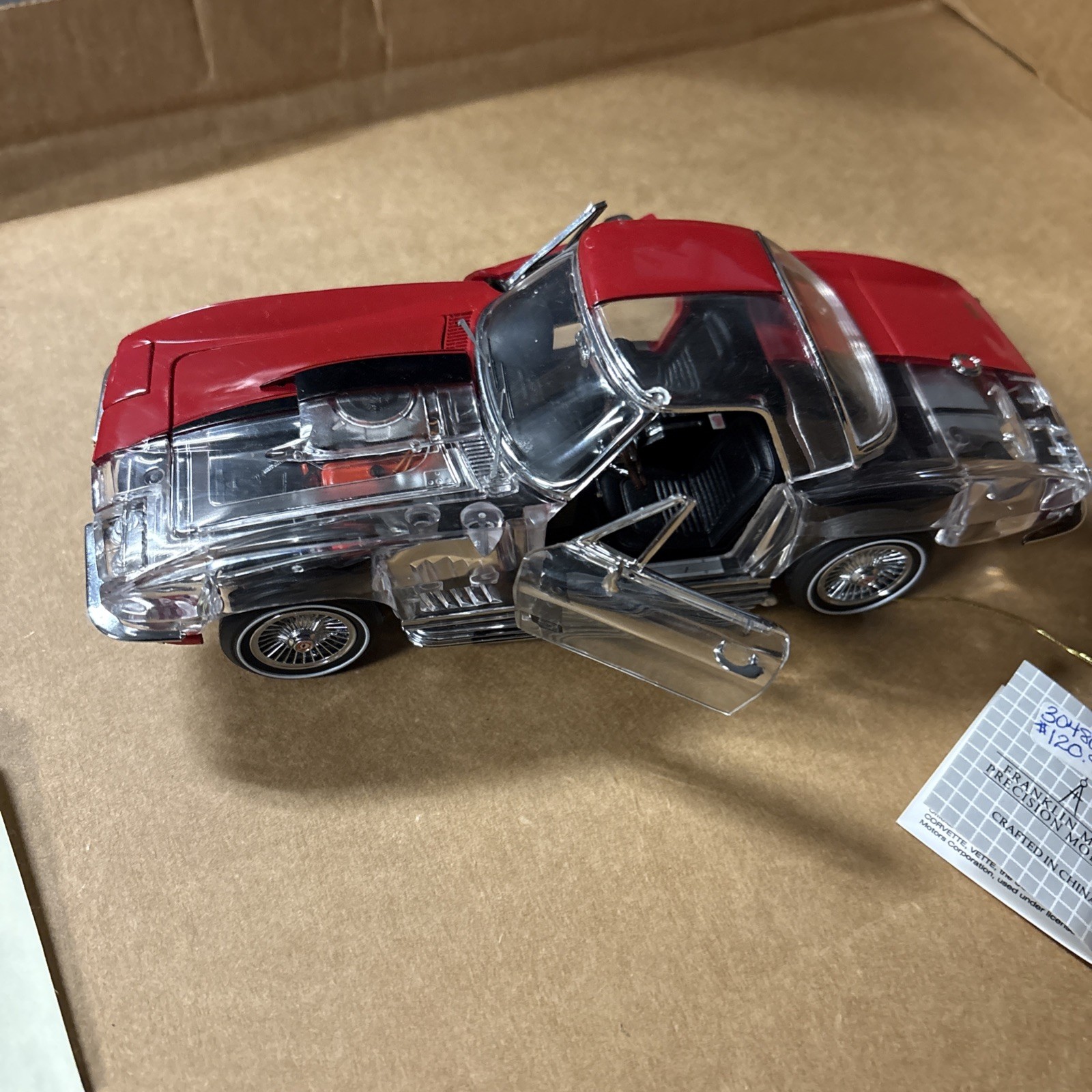 Franklin Mint Limited Edition 1967 Chevrolet Corvette 1:24 Diecast
