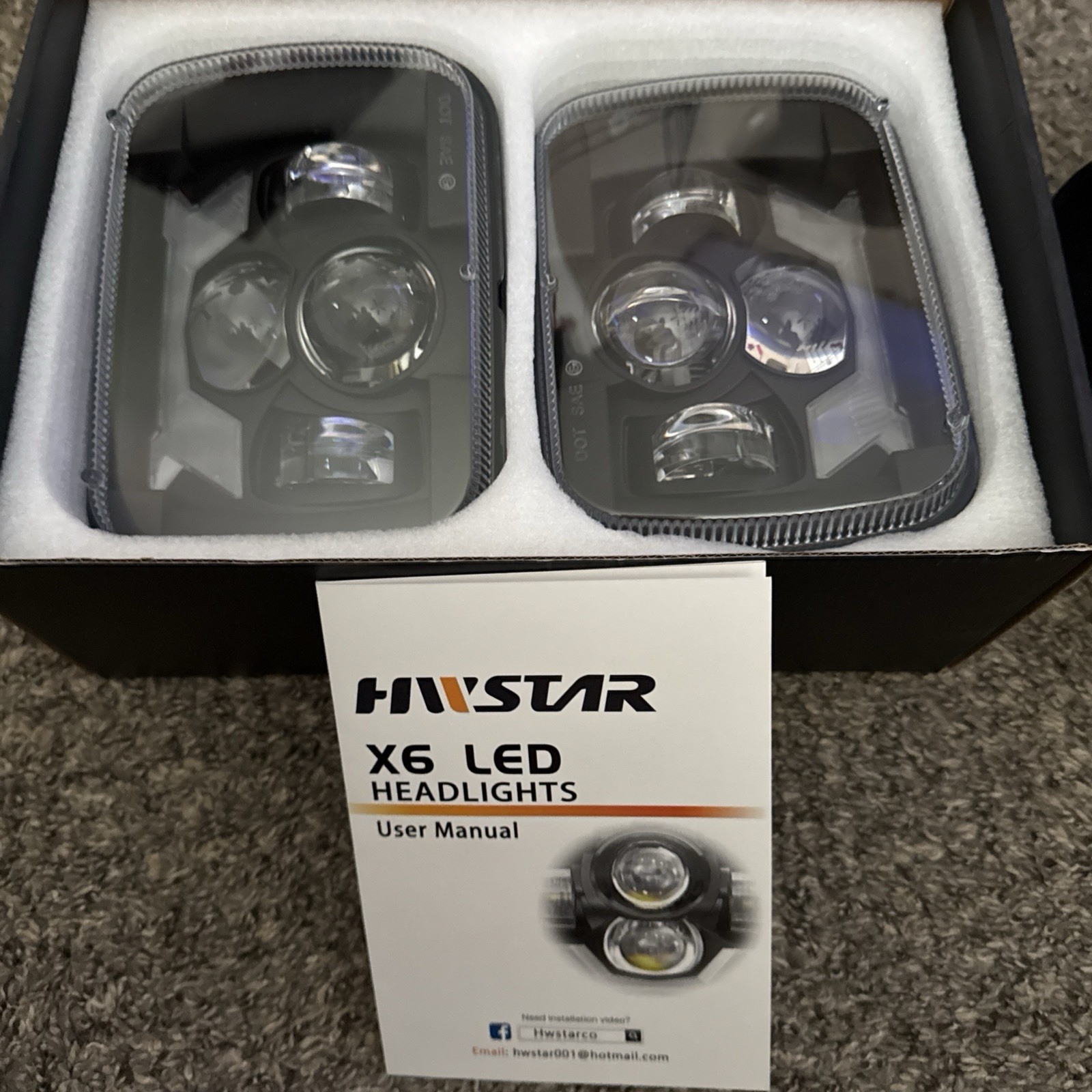 Pair 7x6 5x7'' Led headlights Hi/Lo Halo FIT GMC TopKick C6500 C5500 C4500 Truck Pair 7x6 5x7'' Led headlights Hi/Lo Halo FIT GMC TopKick C6500 C5500 C4500 Truck