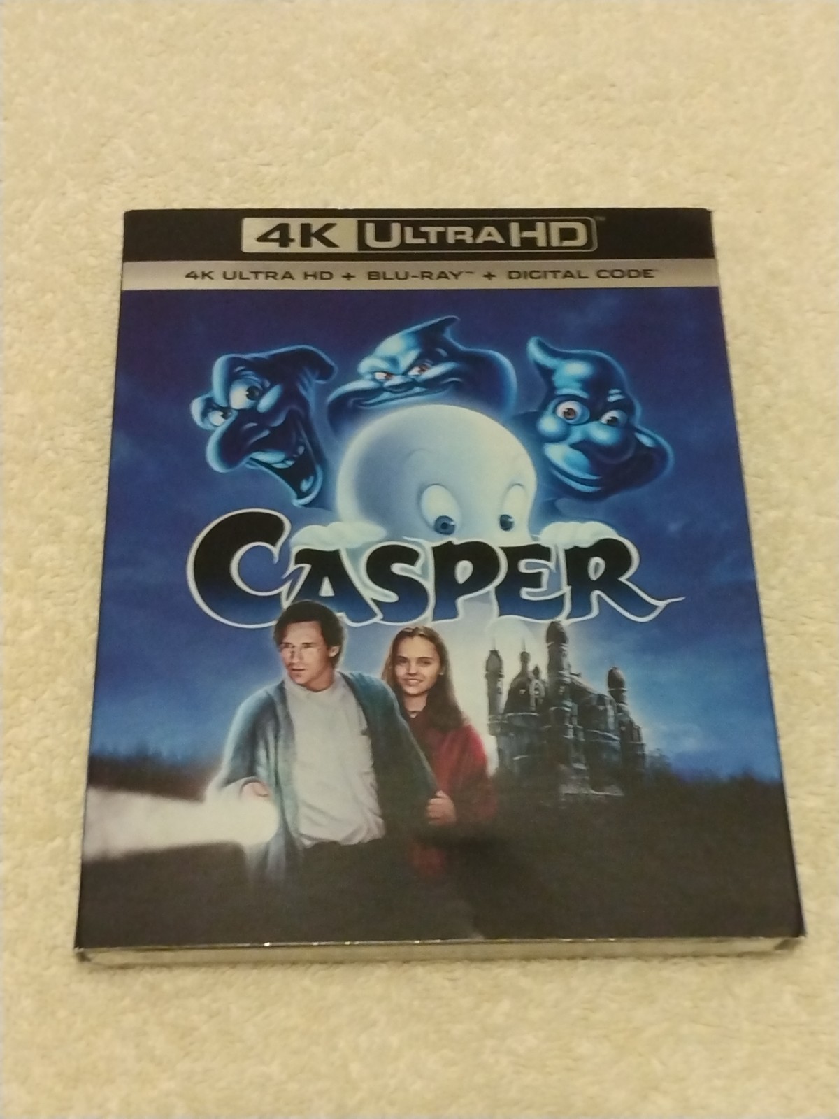 Casper - 4K Ultra HD + Blu-ray + Digital 4K UHD Blu-ray NEW Casper - 4K Ultra HD + Blu-ray + Digital 4K UHD Blu-ray NEW