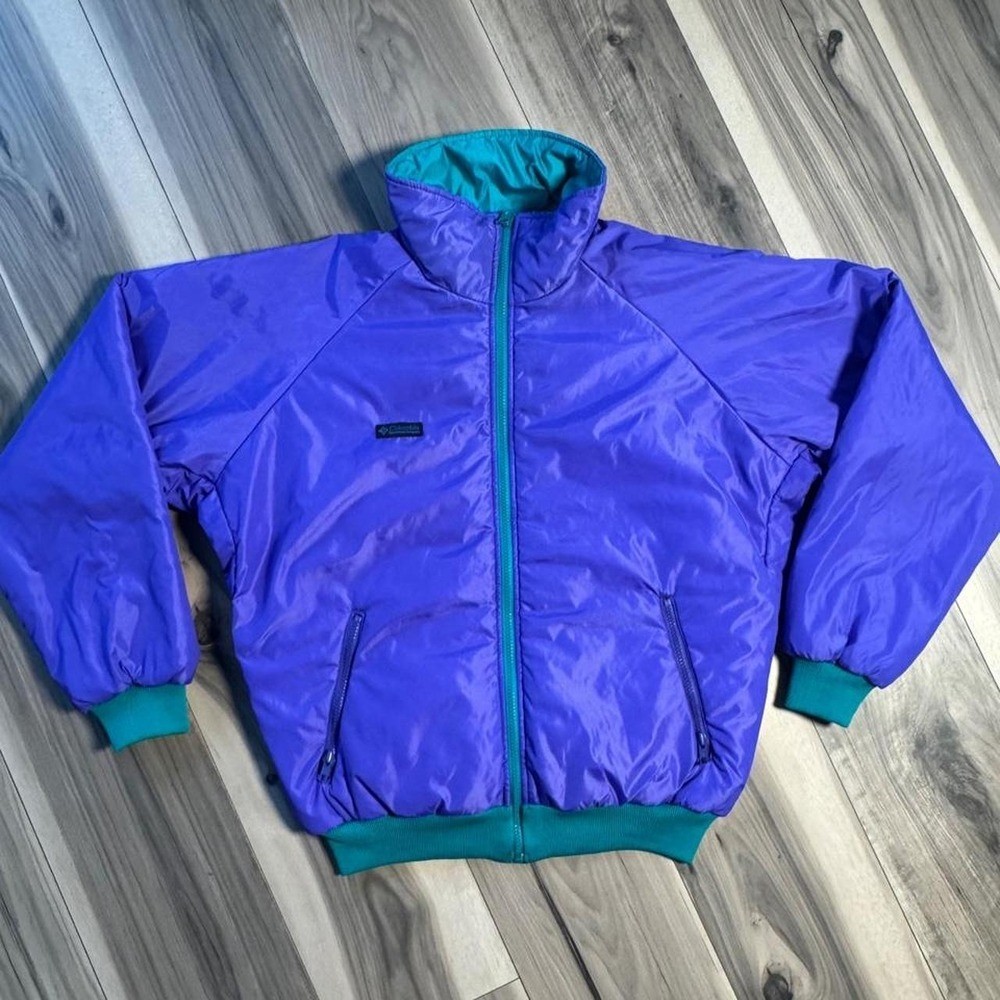 Vintage Columbia Sportswear men\'s medium reversible puffer jacket