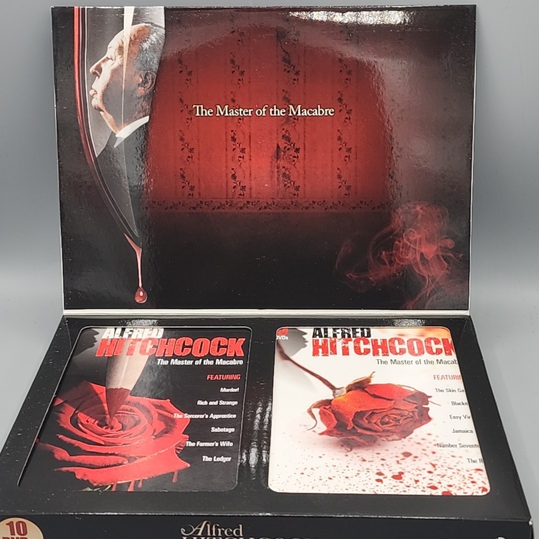 Alfred Hitchcock 1927-1932 Master Of The Macabre 10 DVD Box Set 12 Films Alfred Hitchcock 1927-1932 Master Of The Macabre 10 DVD Box Set 12 Films