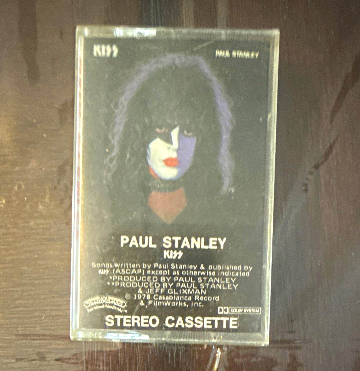 KISS Paul Stanley Cassette Album Stereo Paul Stanley 1978 Casablanca Rock