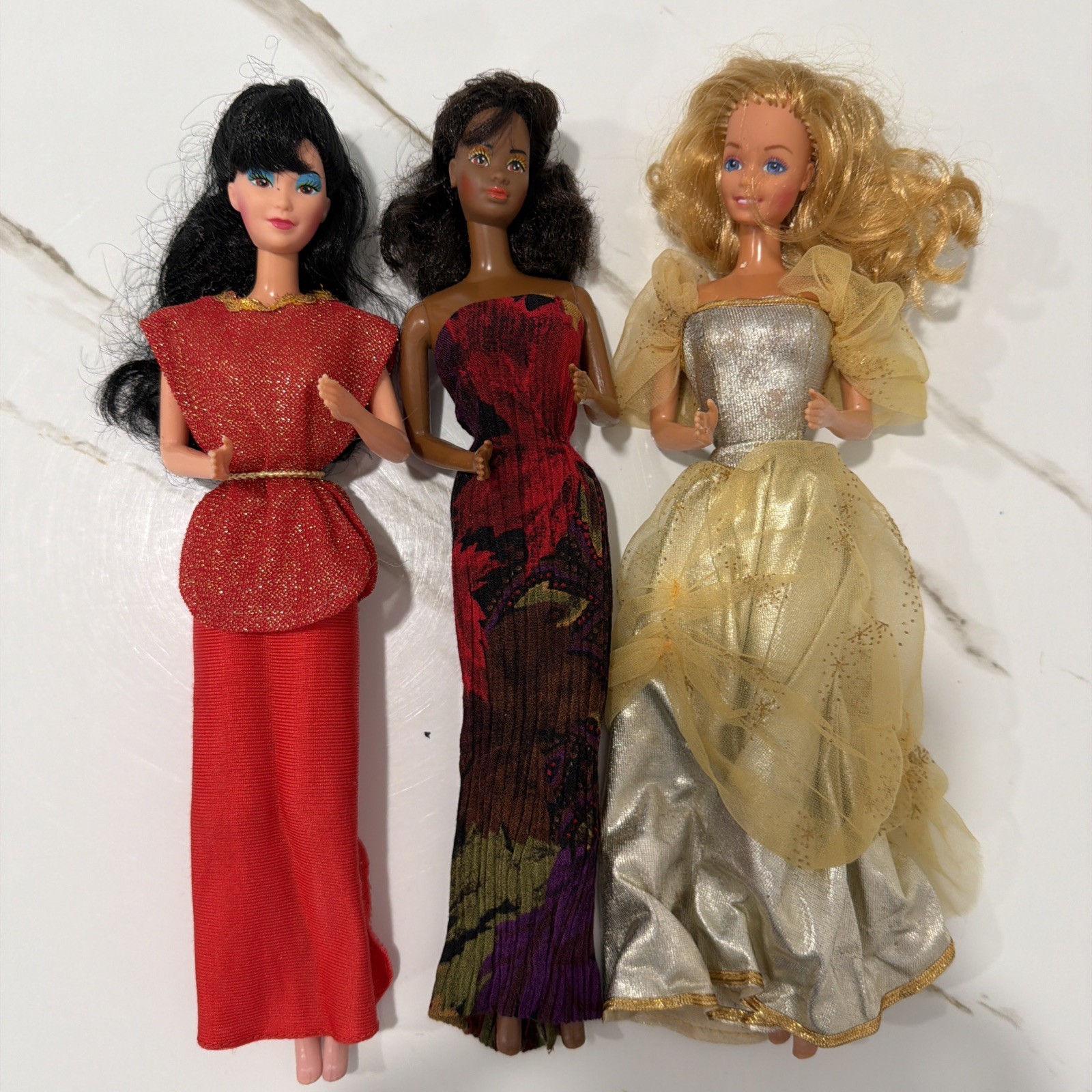 Vintage Barbie Mattel Lot of 3 Taiwan SEE PICS