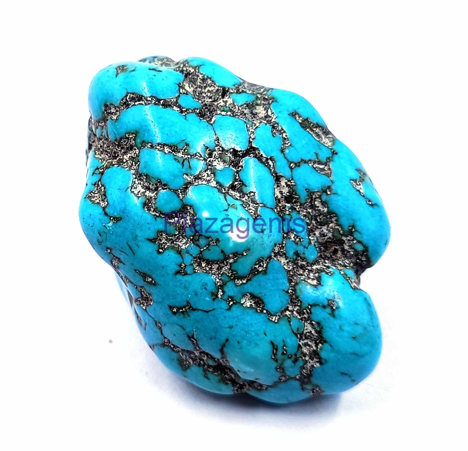 Natural EGL Certified 111Ct Arizona Sky Blue Turquoise Rough Loose Gemstone 4JKG