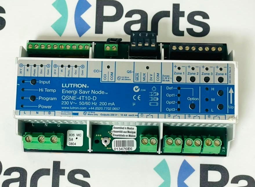 Lutron QSNE-4T10-D Energi Savr Node 4-Zone Controller 230V