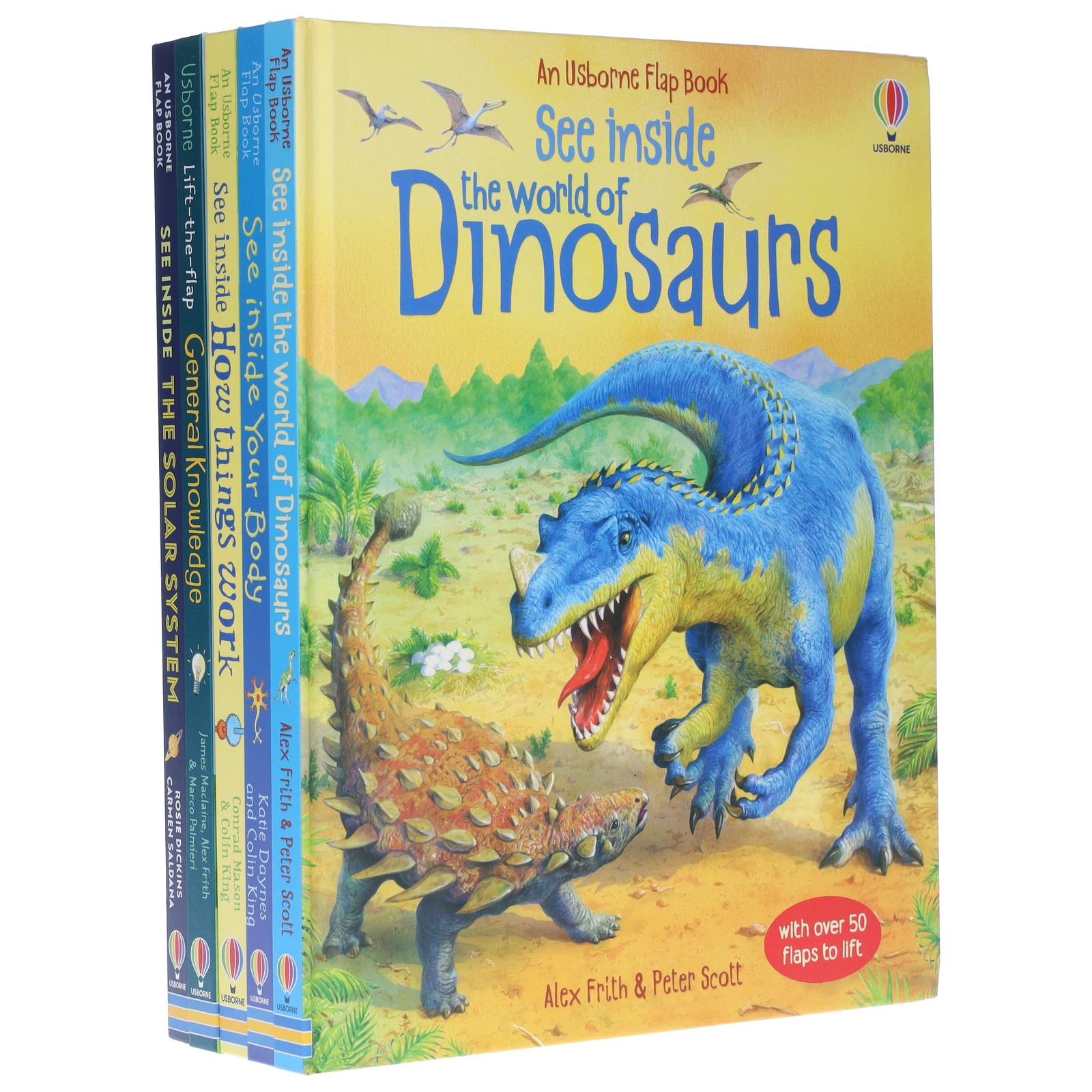 Usborne Lift The Flap See Inside Collection 1: 5 Books Set - Ages 6+ -Board Book