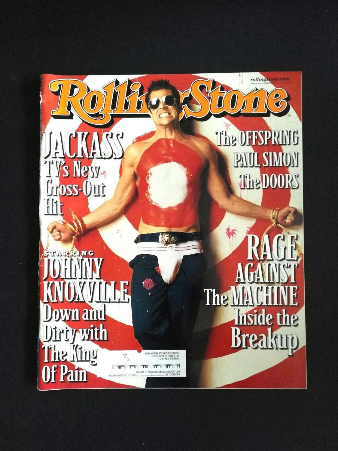Rolling Stone Issue 861 February 1 2001 Johnny Knoxville Jackass  The Doors
