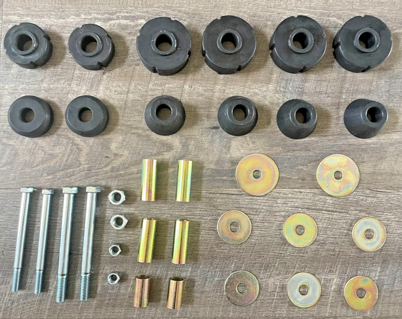 34 PCS 1967-72 Chevy C10 GMC 2WD Pickup Truck Body Mount Cab Bushing & Hardware 34 PCS 1967-72 Chevy C10 GMC 2WD Pickup Truck Body Mount Cab Bushing & Hardware