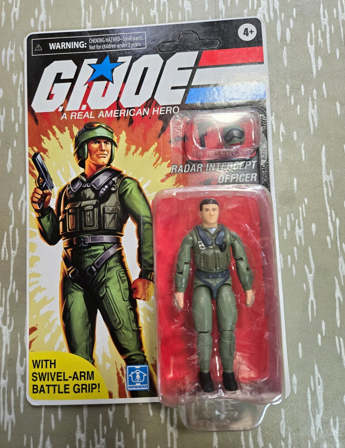 Hasbro G.I. Joe A Real American Hero Fail-Safe Figure Helmet Swivel Grip 4+ 2023