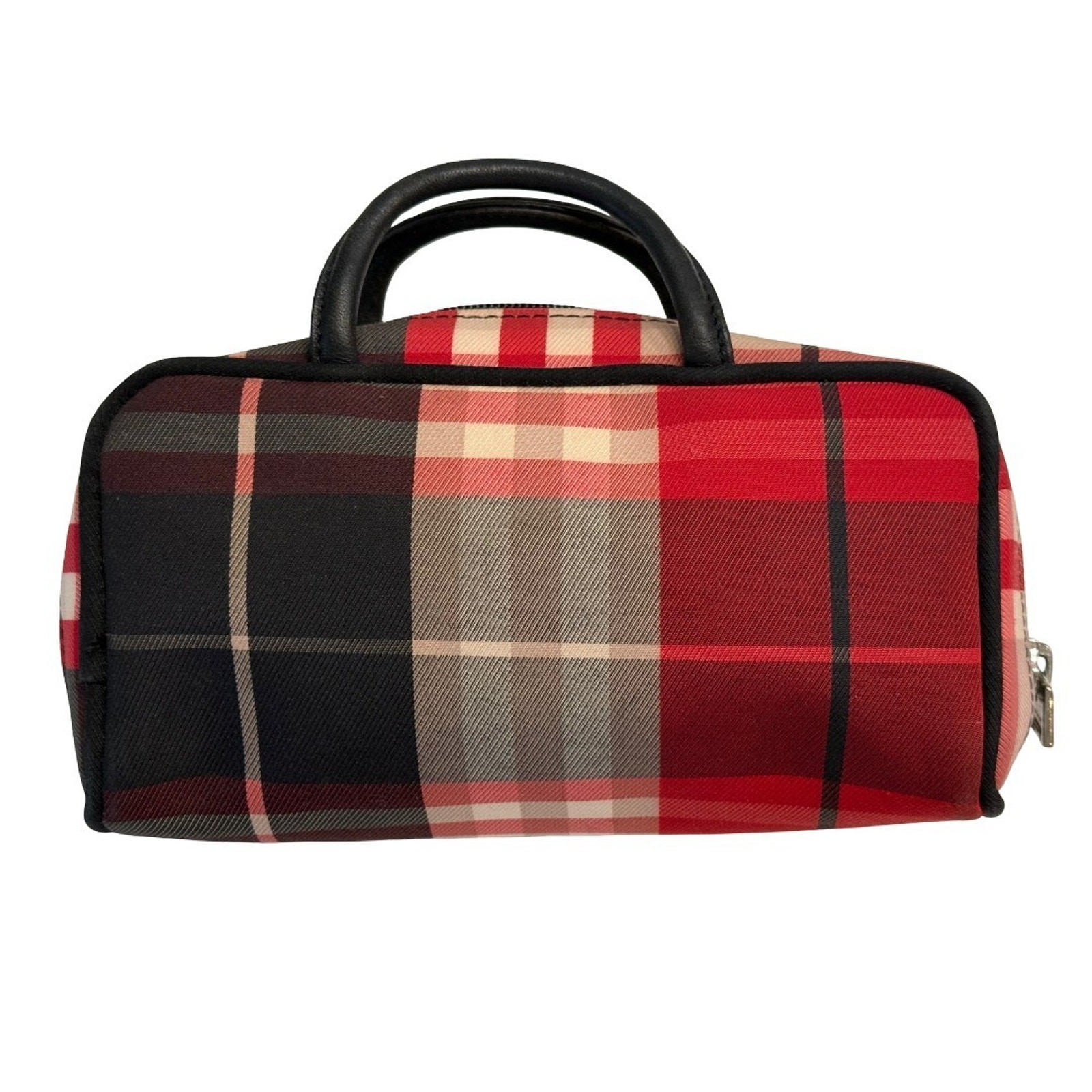 BURBERRY Nova Check Nylon Vanity Hobo Women\'s Hand Bag Handle | Authentic | COA