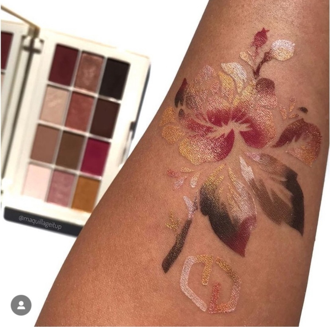 Jouer Rose Gold Matte & Shimmer Eyeshadow Palette NIB Box is imperfect $44 MSRP