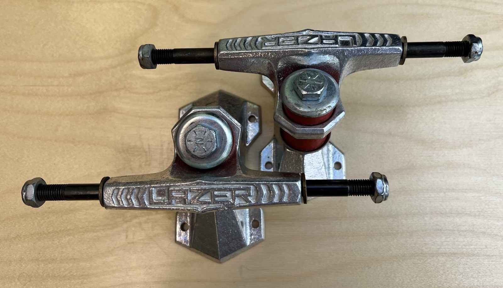 Vintage 1970s NOS Lazer skateboard trucks. Alva , Sims , Tracker